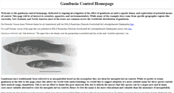 Desktop Screenshot of gambusia.net